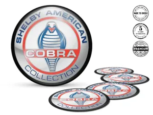 Shelby Emblema Cupola Logo Adesivi Cerchio Alta Qualità